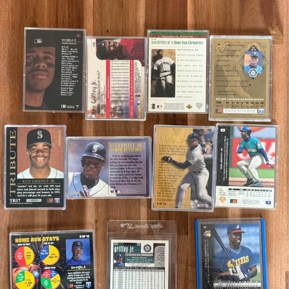 Ken Griffey Jr Baseball Cards - Very Good Condition - Picture 2 of 2